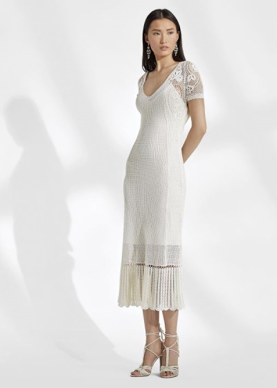 Vestido Ralph Lauren Crocheted Silk Mulher 12560-TLAI